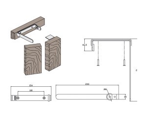 Barra Antipânico para Porta de Vidro 